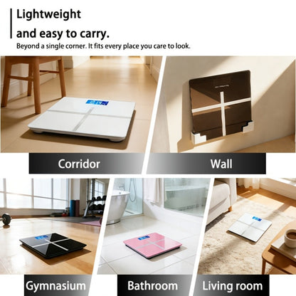Digital Bathroom Scale High Precision – 396 lb Capacity Electronic Weight Scale with LCD Display, Available with Tape Measure & Storage