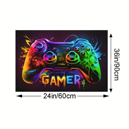 Gaming Mouse Pad Large Extended Cyberpunk Controller Design Desk Mat for PC Console Streaming for an Everyday Personal Care Routine