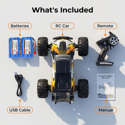 High Speed RC Off-Road Car 70KM/H Brushless Motor 1:14 1:16 Scale with the Listed Color, Size or Set Options for Everyday Use