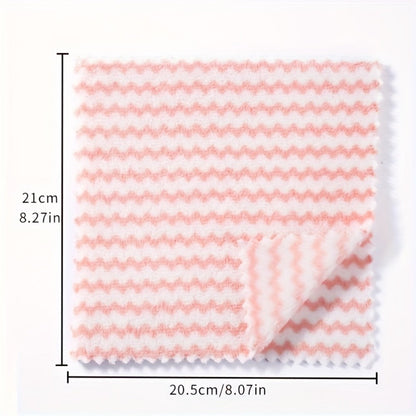 Microfiber Cleaning Cloths 18 Pack Ultra-Fine Fiber Reusable Dishwashing Cloths Knit Texture Multi-Color Assorted for Home Kitchen Dish