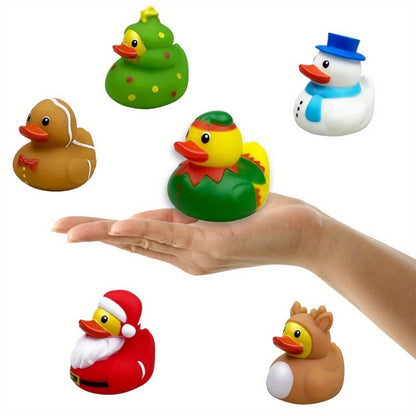 Light Up Duck Bath Toys for Toddlers, Color-Changing Floating Rubber Ducks, Sensory Water Bath Time Toys for Boys & Girls
