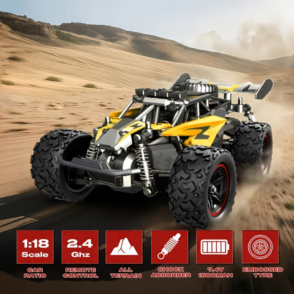 High-Speed RC Off-Road Car 40km/h 4WD Remote Control Climbing Truck with Battery, Outdoor Racing Vehicle for Boys Kids Teens Ages 8+