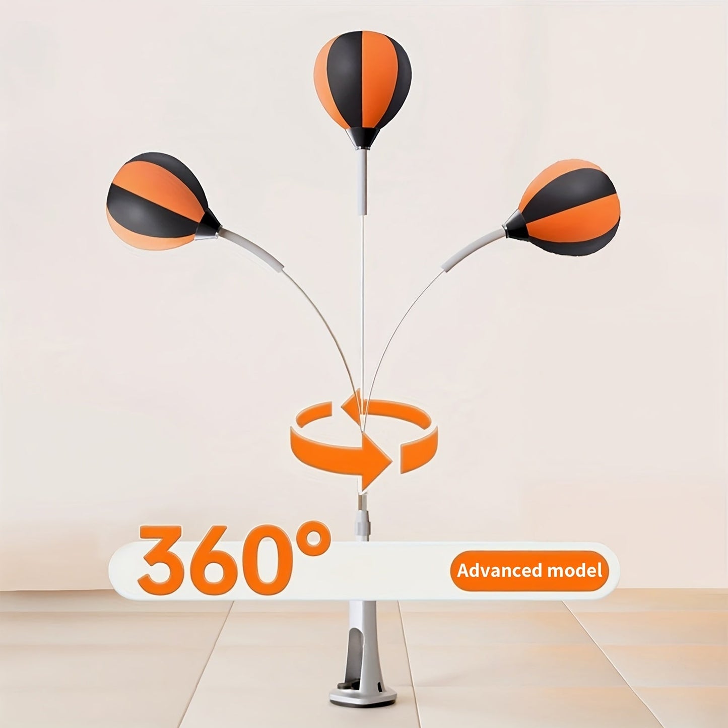 Adjustable Floor-Standing Boxing Reflex Ball with Four Equipment Options and 143–165 cm Height Range