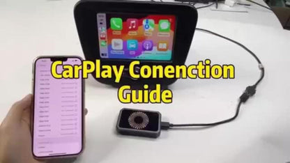 3-in-1 Wireless CarPlay Adapter Magic Media Box with Netflix YouTube TikTok Streaming & USB Port