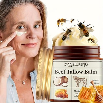 Bee Venom Lifting Cream with Beef Tallow & Honey 120g for Bath Time, Home Spa and Personal Care