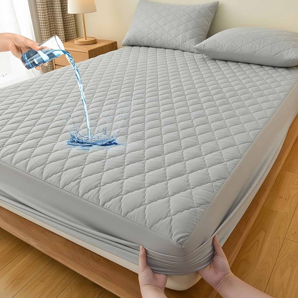 Mattress Protector Cover Soft Breathable Cooling Fitted Sheet Twin Full Queen King Deep Pocket Machine Washable Bed Cover for Home Hotel