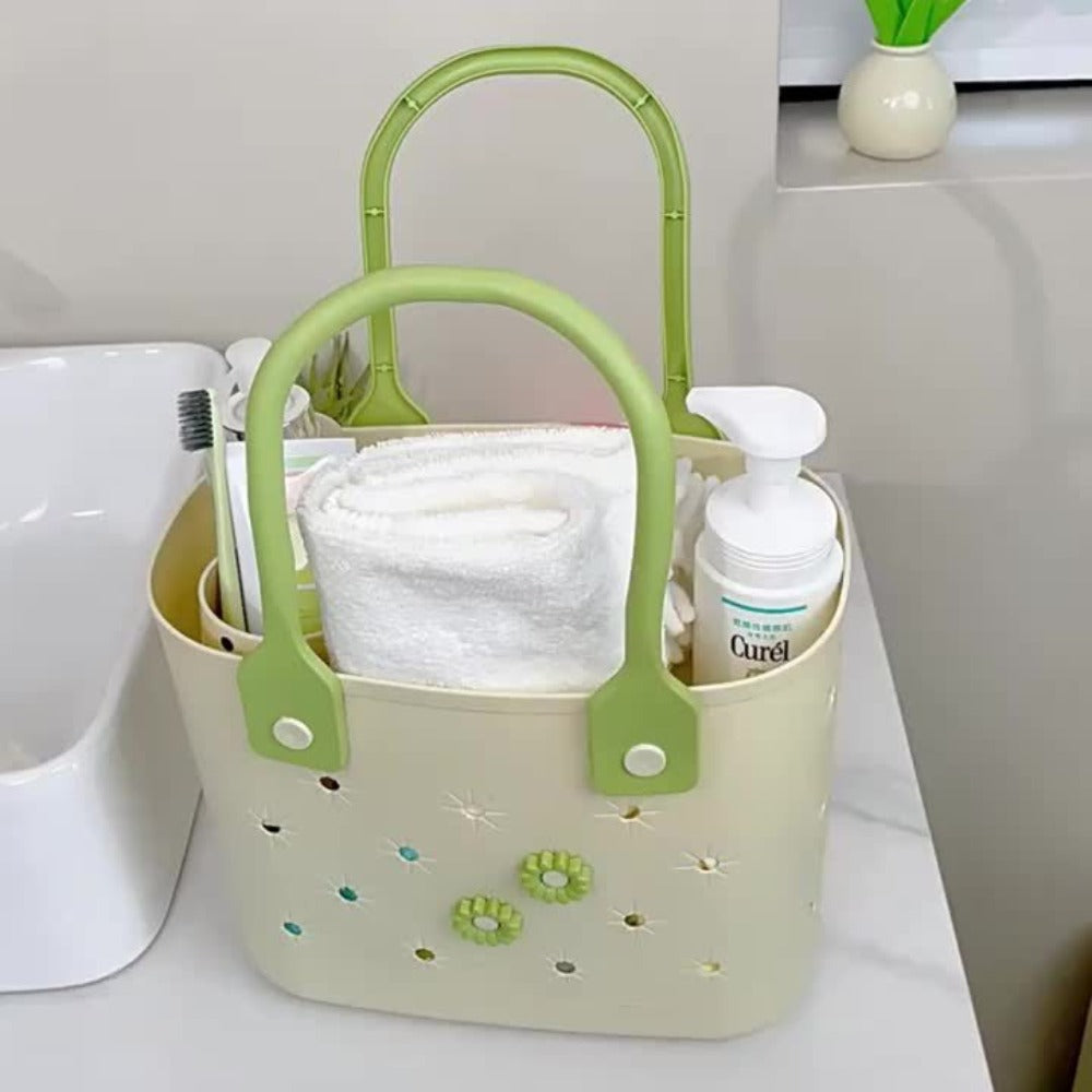 Shower Caddy Basket with Handles – Large Mesh Bath Organizer Drainable Sand with the Listed Color, Size or Set Options for Everyday Carry