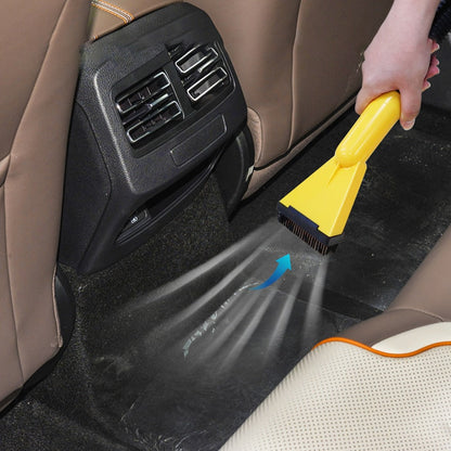 12V Bucket-Style Car Vacuum Cleaner with Suction and Blower Ports, 0.4L-Plus Source Capacity and Seven Colors