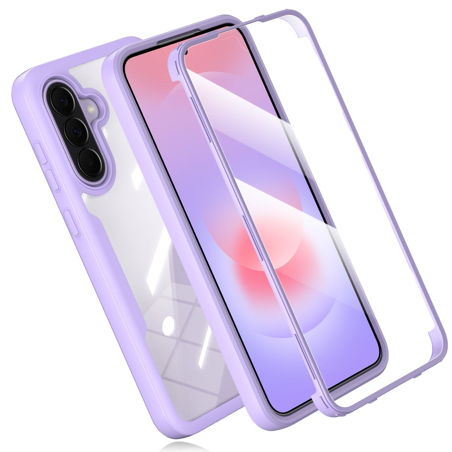Samsung Galaxy A-Series Rugged Case with Built-In Screen Protector – Full Body Shockproof Phone Cover for Galaxy A15 A16 A17 A36 A37 A56 A57