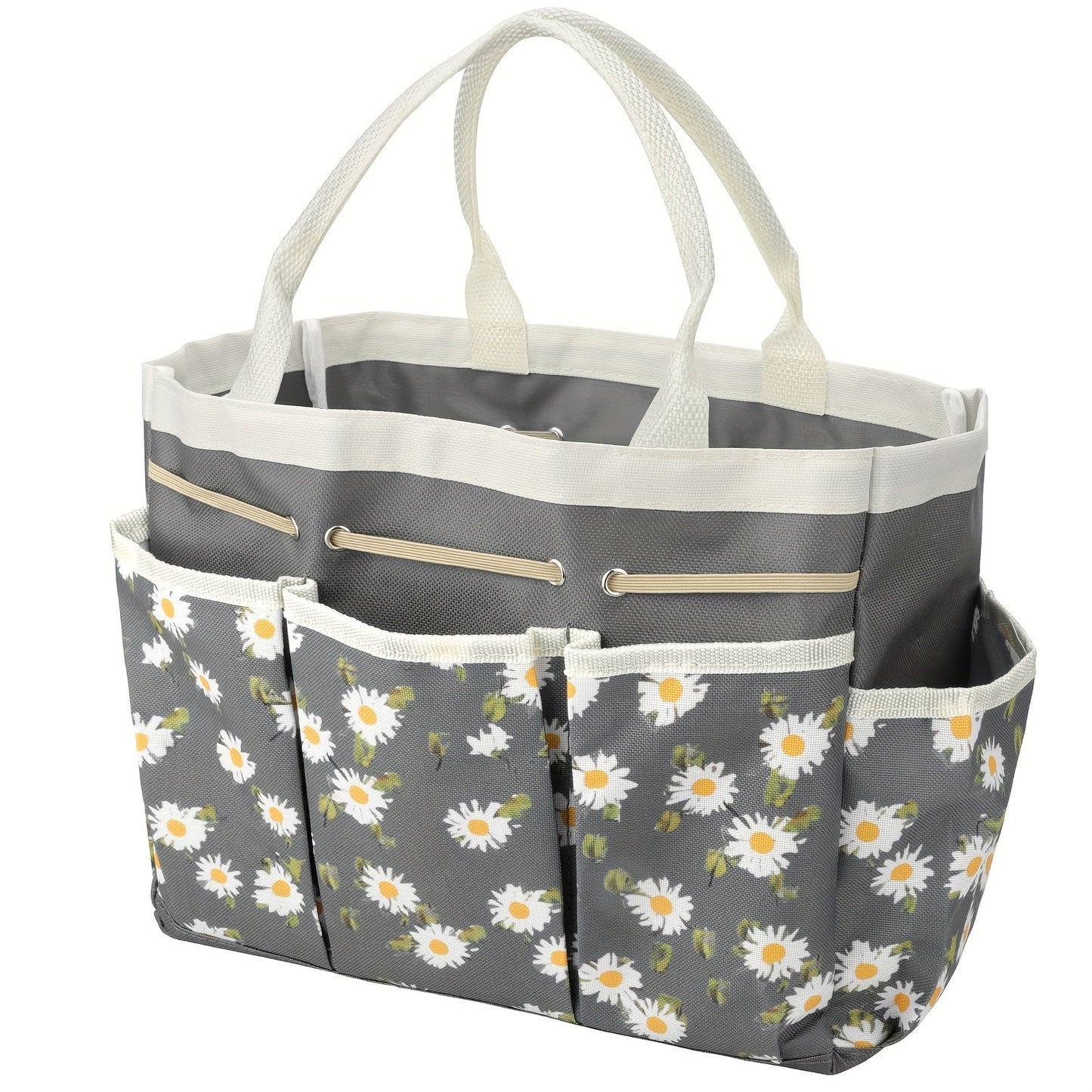 Garden Tool Bag Heavy Duty Multi-Pocket Organizer – Large Capacity Tool Storage Carrier Tote for Gardening, Lawn Care