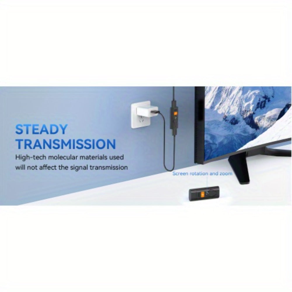 AirPlay Miracast Screen Mirroring Dongle 1080P - Wireless HDMI Display Adapter for iPhone Android Mac Windows PC to TV Projector