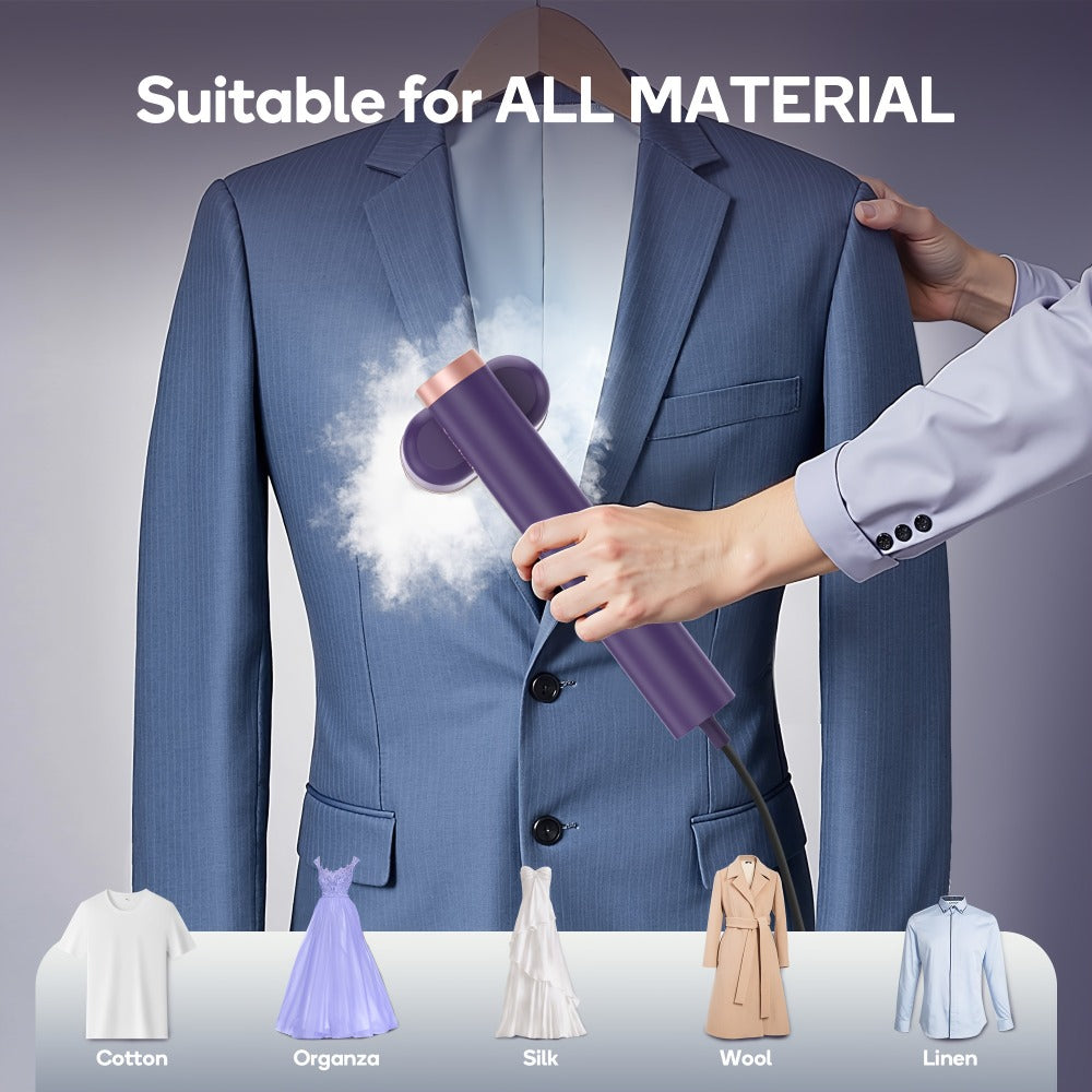 Handheld Garment Steamer 1200W – Portable Clothes Steamer with 15-Second Heat-Up, Dual Steam Settings, Lightweight Travel & Home Steam Iron