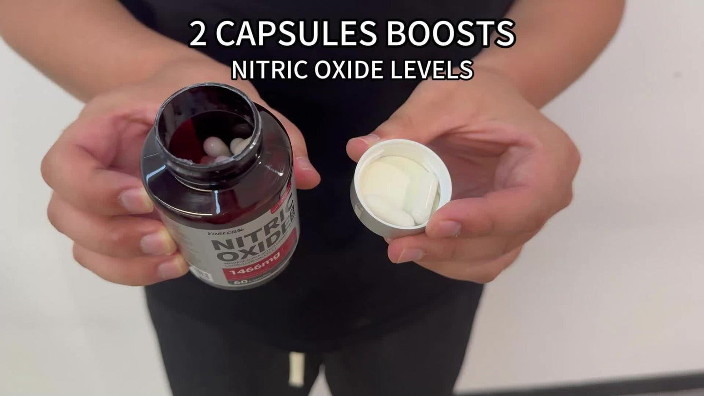 Nitric Oxide Supplement 10-in-1 with L-Arginine, L-Citrulline, AAKG & Beetroot - Blood Flow