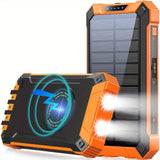 40000mAh-Orange Buit in Cables