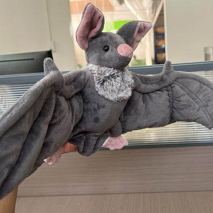 Giant Bat Plush Stuffed Animal 23 Inch Wingspan Grey Spooky Bat Toy with the Listed Color, Size or Set Options for Everyday Use