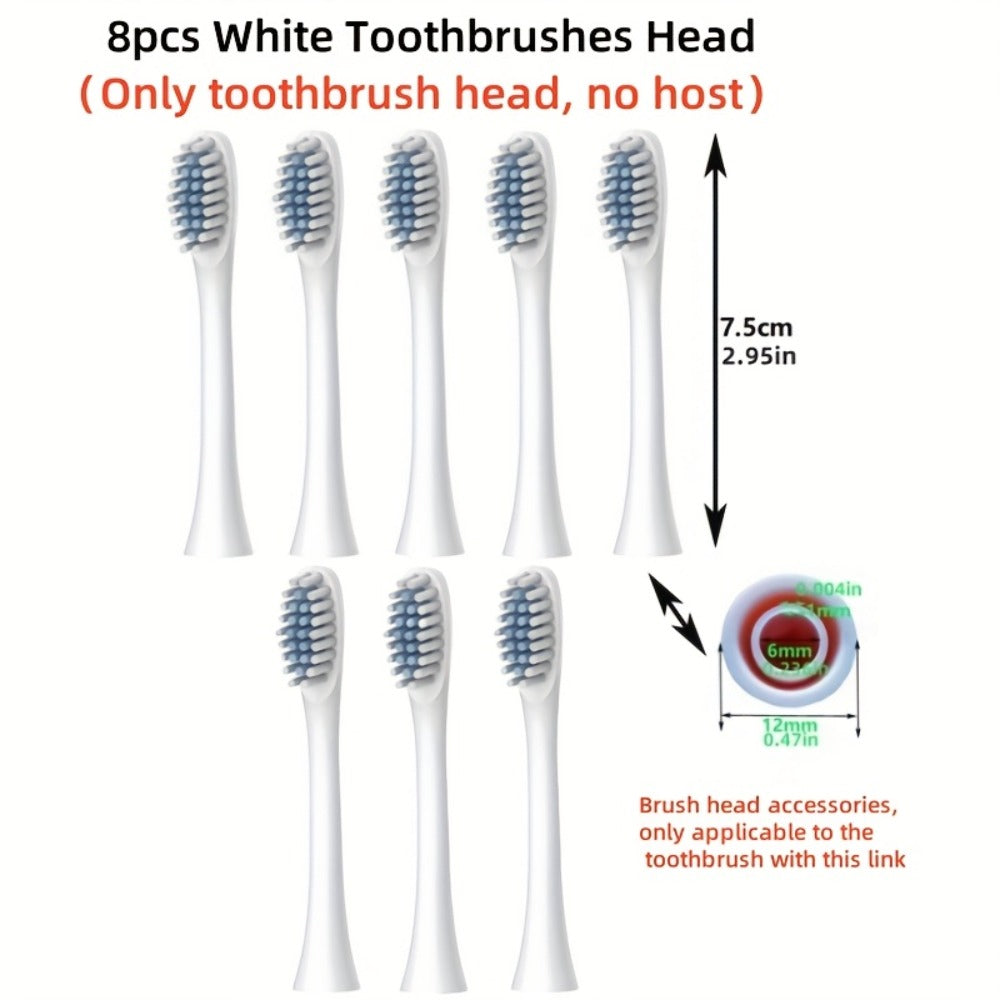 Rechargeable Electric Toothbrush with 6 Cleaning Modes & Smart Timer, USB Sonic Toothbrush for Adults