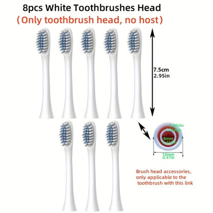 Rechargeable Electric Toothbrush with 6 Cleaning Modes & Smart Timer, USB Sonic Toothbrush for Adults