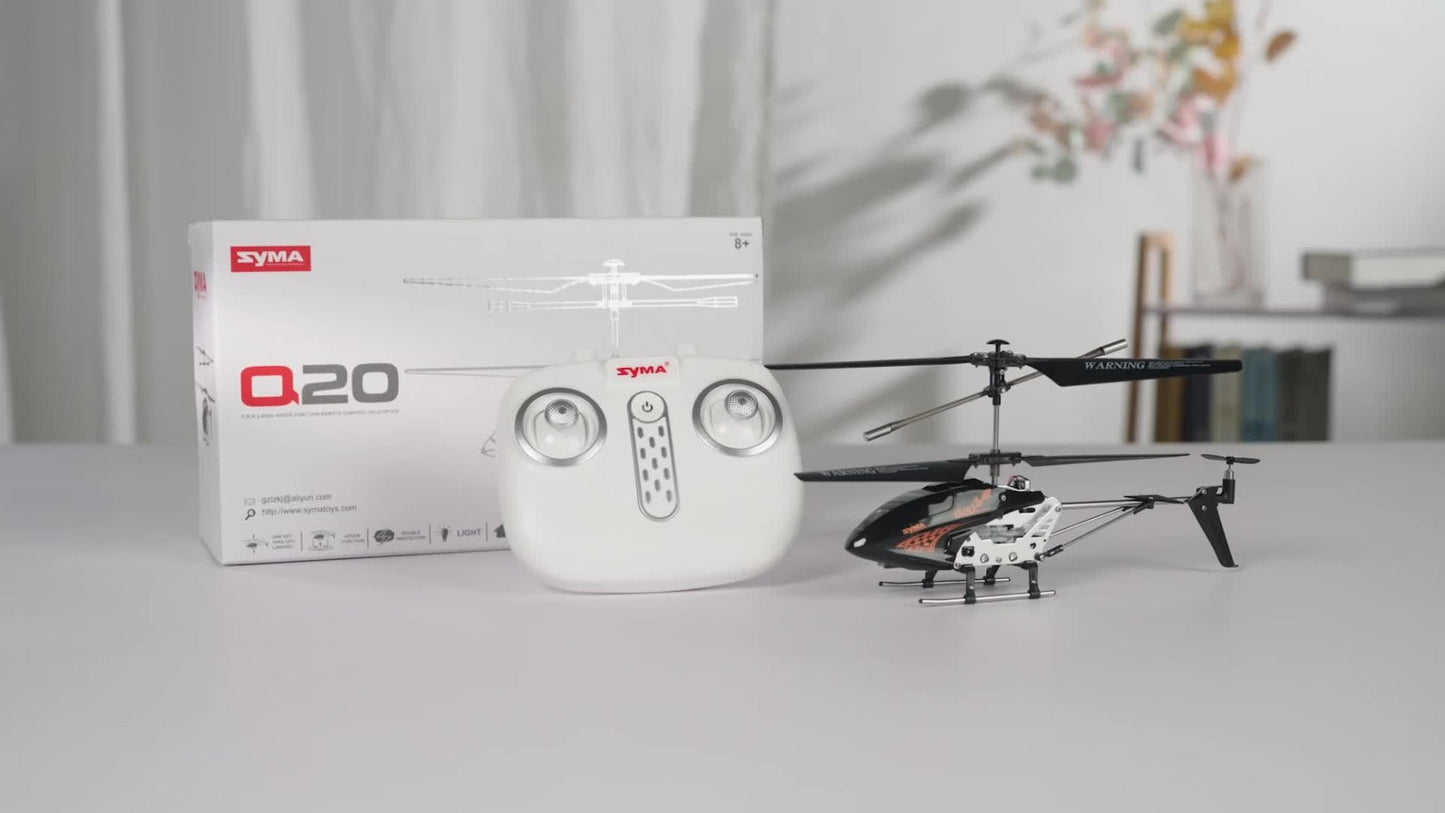 SYMA Q20 RC Helicopter for Kids 3.5CH, Altitude Hold One-Key Takeoff Indoor with the Listed Color, Size or Set Options for Everyday Use