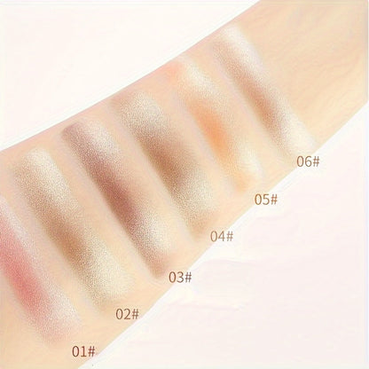 Dual-Color Eyeshadow Stick Set 6pcs Waterproof Smudge-Proof, Highly Pigmented Twist-Up Eye Shadow Pencil Kit