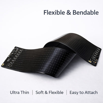 Programmable LED Sign, Flexible Matrix Display with App Control, Custom Text & Animations, Music Sync