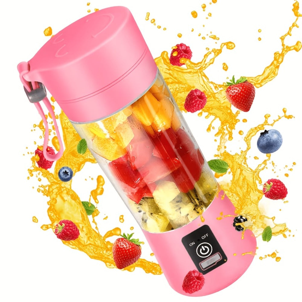 Portable Blender Rechargeable, Mini Personal Juicer for Smoothies, Milkshakes & Juice, USB Charging