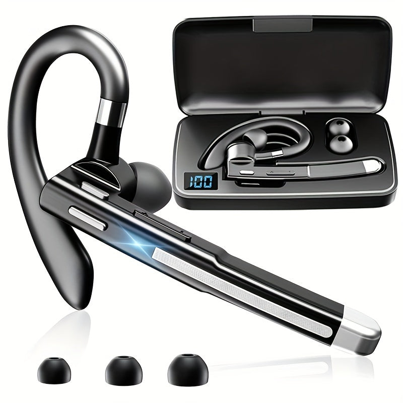 Single-Sided Wireless Earbud ENC Noise Cancelling Mic Comfortable In-Ear Type-C for Bedside Audio, Alarms and Room Entertainment