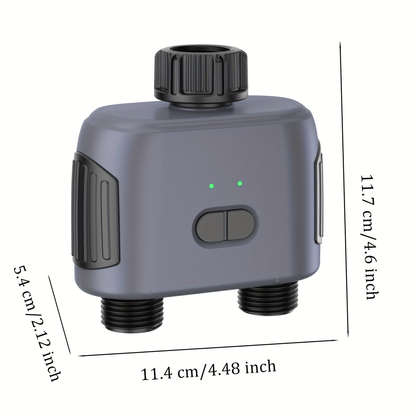 WiFi Sprinkler Timer Smart 2-Zone Irrigation System with App & Alexa Voice Control, for Garden, Lawn and Yard Watering