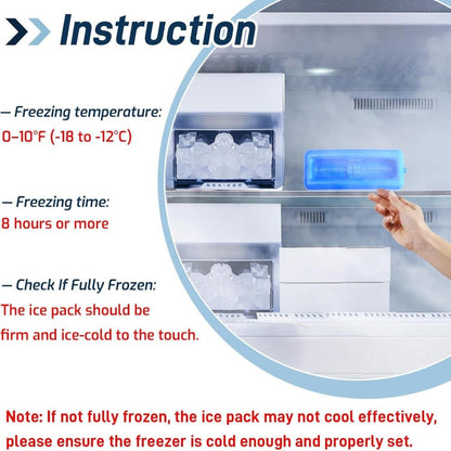 Insulated Insulin Vial Travel Case, Diabetic Supply Bag with Ice Brick, Compact Portable Cooler Kit for Medication Storage