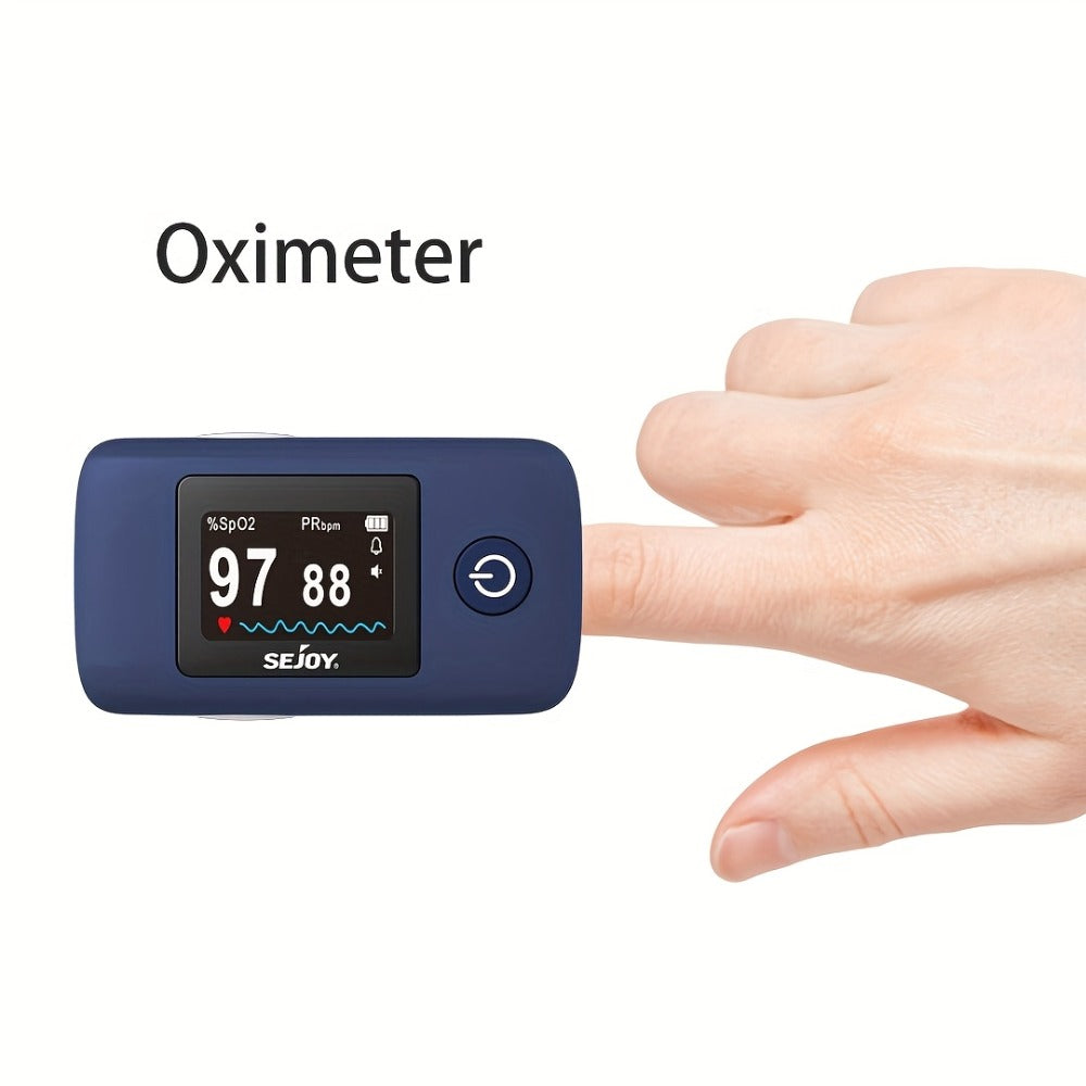 Blood Pressure Monitor by SEJOY, Wrist LCD Device with Included Strap and Battery Color Options