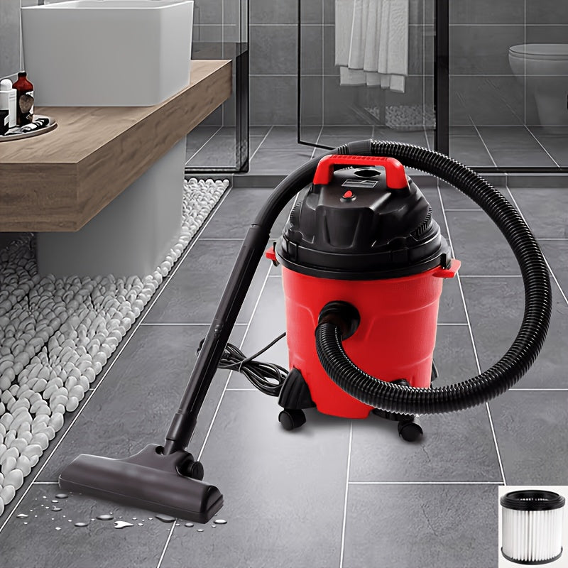 Wet Dry Vacuum Cleaner High-Power Bucket Type 5.28 to 6.6 Gallon Super Suction for Car and Home Dual-Use Cartridge Filter 40dB Quiet Motor