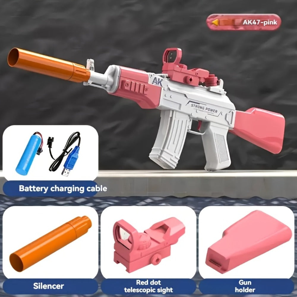 High- Electric Water Gun Ultra Long Range Powerful Motorized Squirt Blaster with the Listed Color, Size or Set Options for Everyday Use