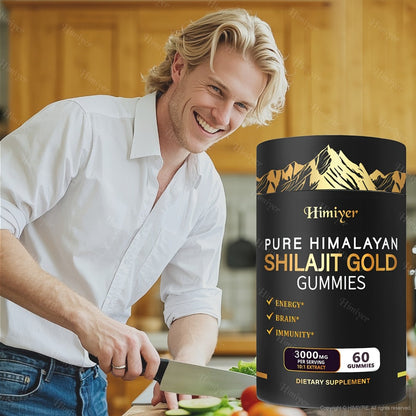 Shilajit Supplement 3000mg with Ginger, Ginseng & Ashwagandha – Pure Fulvic Acid & Multi-Mineral Phytonutrient Formula for Energy, Vitality