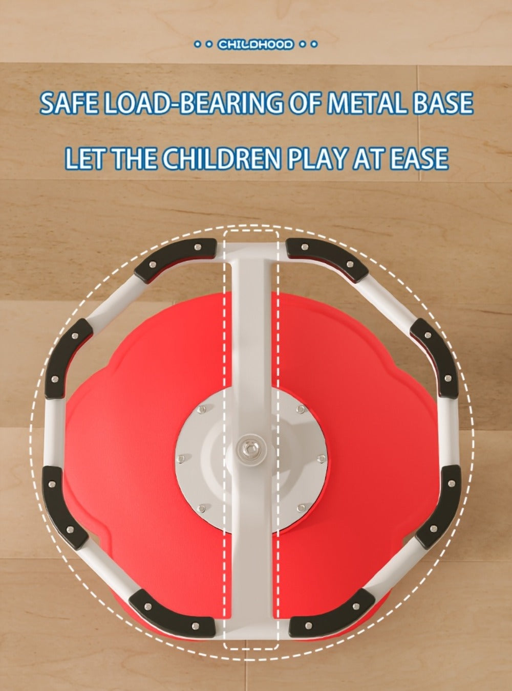 Sensory Spinning Chair for Kids with Autism & ADHD, Ages 3-18, Swivel Sit and Spin Chair to Improve Focus & Body Balance