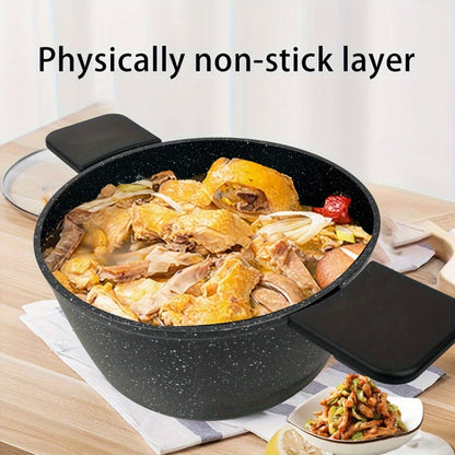Non-Stick Cookware Set 4pcs Aluminum Frying Pan Kitchen Cooking Set Even Heat Distribution for Home Cooking, Dining and Outdoor Meals