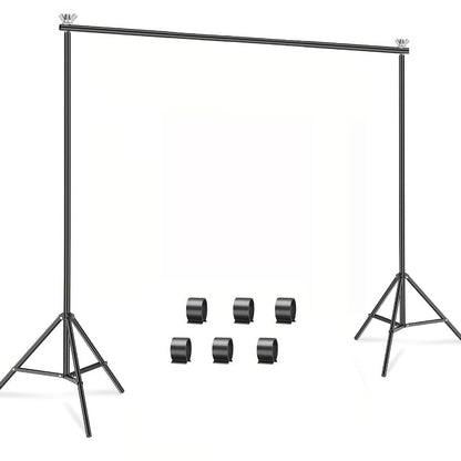 9x6.5ft Rectangular Backdrop Stand Adjustable Metal Background Stand for Wedding Ceremony Balloon Arch Photo Studio Birthday Anniversary
