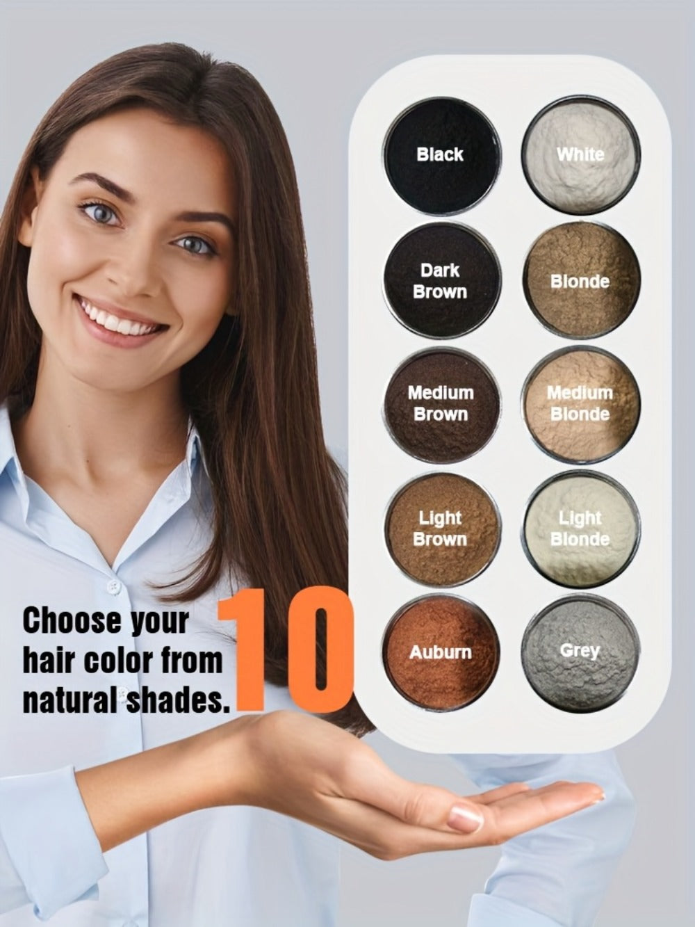 Hair Fibers Spray Applicator Kit Instant Thickness for Thinning Hair & Bald Spots SILLKVA for Makeup, Travel and Everyday Vanity Use