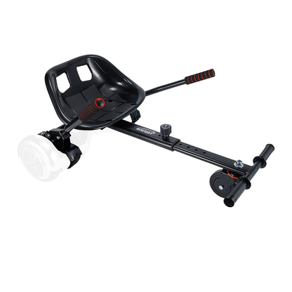 Hoverboard Go Kart Seat Attachment Kit for Kids 6.5"-10" Self Balancing Scooter Conversion Accessories with Off-Road Tires