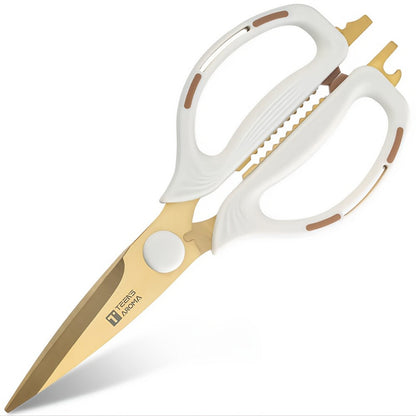 Kitchen Scissors Multipurpose, Sharp Stainless Steel Shears for Meat Poultry Vegetables Herbs Fish