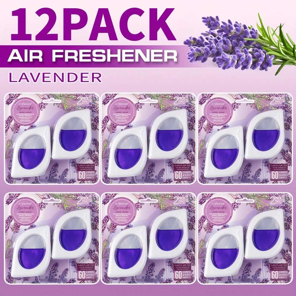 Air Freshener Odor Eliminator for Home Closet Bathroom Pets Small Space 0.25oz Up to 30 Days 6 Scents Eucalyptus Lavender Hawaiian Peach