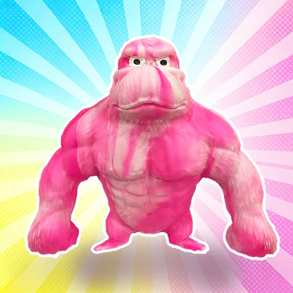 Stretchy Gorilla Fidget Toy Squishy Squeeze Monkey, PVA Sponge Sensory Stress Toy for Kids & Adults