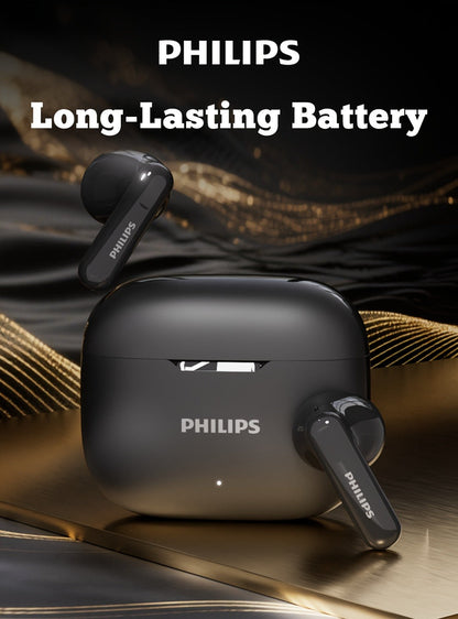 Wireless Earbuds Philips TAT1220 Bluetooth 6.0 with ANC, Touch Controls, Type-C Case and Two Colors