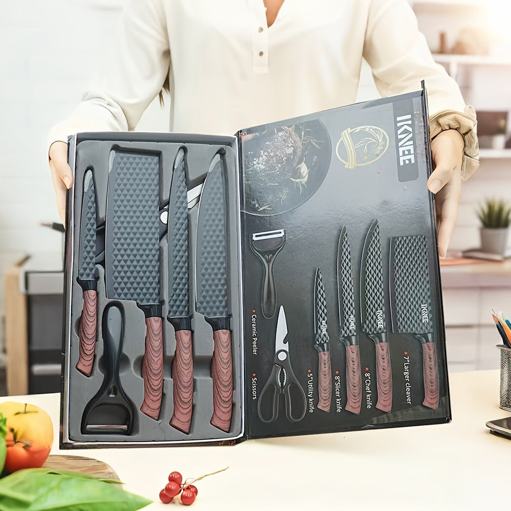 Kitchen Knife Set 6-Piece Professional Chef's Knife Set, High Carbon Stainless Steel Ultra-Sharp Blades