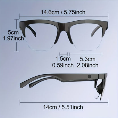 AI Translation Glasses & Wireless Headphones Bundle, Real-Time Multi-Language Translation, HiFi Audio