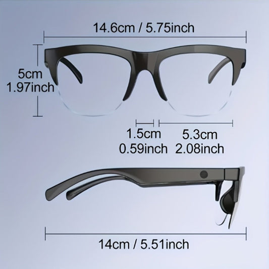 AI Translation Glasses & Wireless Headphones Bundle, Real-Time Multi-Language Translation, HiFi Audio