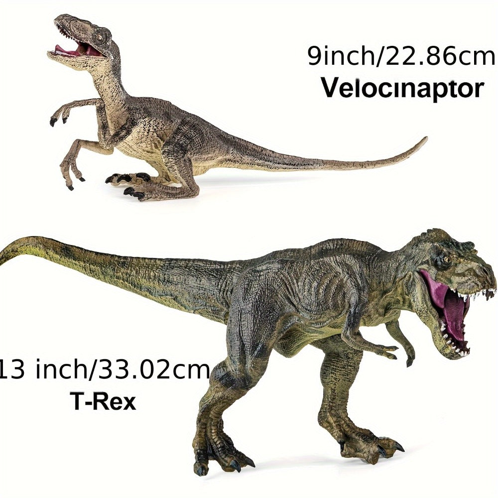 Jumbo Dinosaur Toys Set of 6, Realistic Large Dinosaur Figures for Kids, Dino World Playset for Boys & Girls Ages 3+