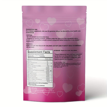 Women's Pheromone Gummies with L-Arginine, Maca & Beetroot, Natural Attraction, Confidence & Feminine Balance Supplement