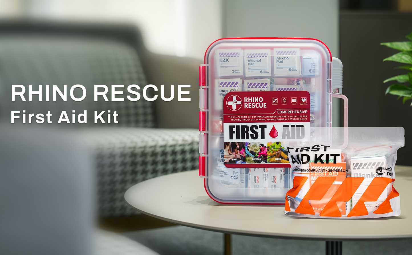 220-Piece First Aid Kit Refill Bag – Emergency Replacement Supplies with Bandages, Gauze & Wound Pads, Portable Refill Set for Home