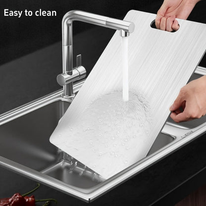 Titanium Cutting Board Set 3-Piece, 100% Pure Titanium Kitchen Chopping Boards Large Medium Small