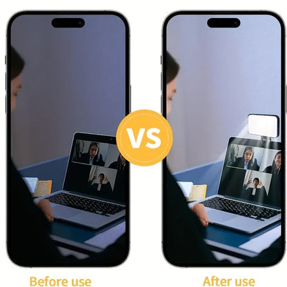 Clip-On LED Fill Light for Phone Laptop Tablet Mini Portable Selfie Light for Video Conferencing for an Everyday Personal Care Routine