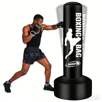 Freestanding Punching Bag 69" Heavy Bag with Stand – Inflatable Kickboxing Bag for MMA, Muay Thai & Fitness Training